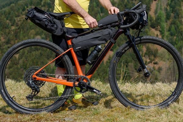 Touring bike frame bags